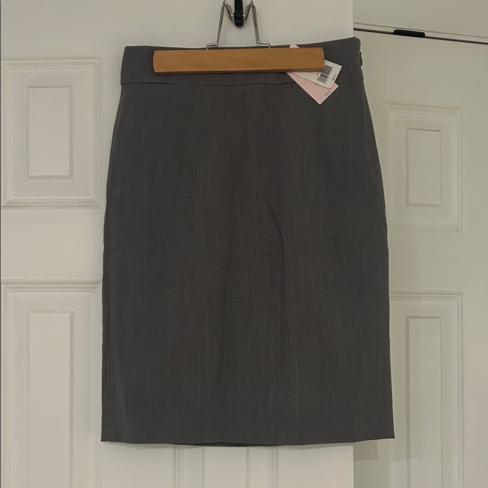Banana Republic Gray Wool Pencil Skirt - NWT
